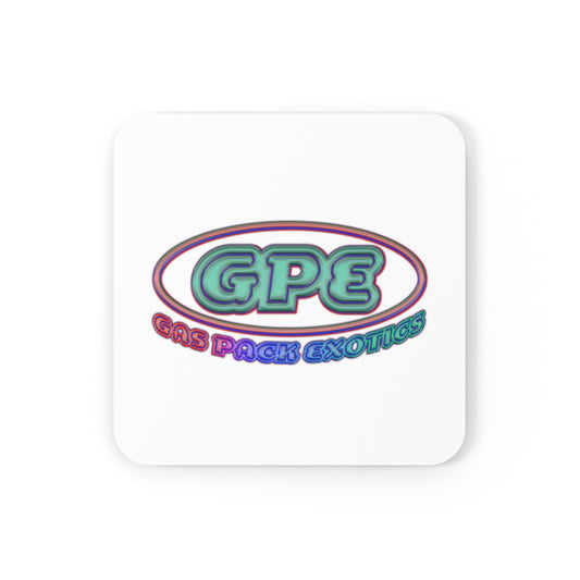 GasPackExotics (GPE logo) Coaster