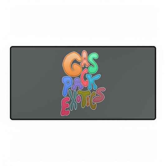 GasPackExotics colorful logo Desk Mat