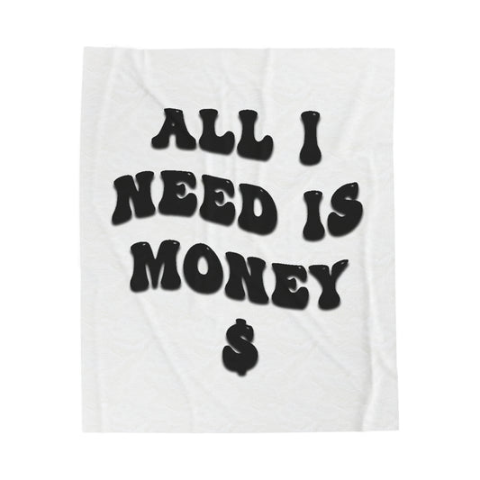 all i need is money blanket